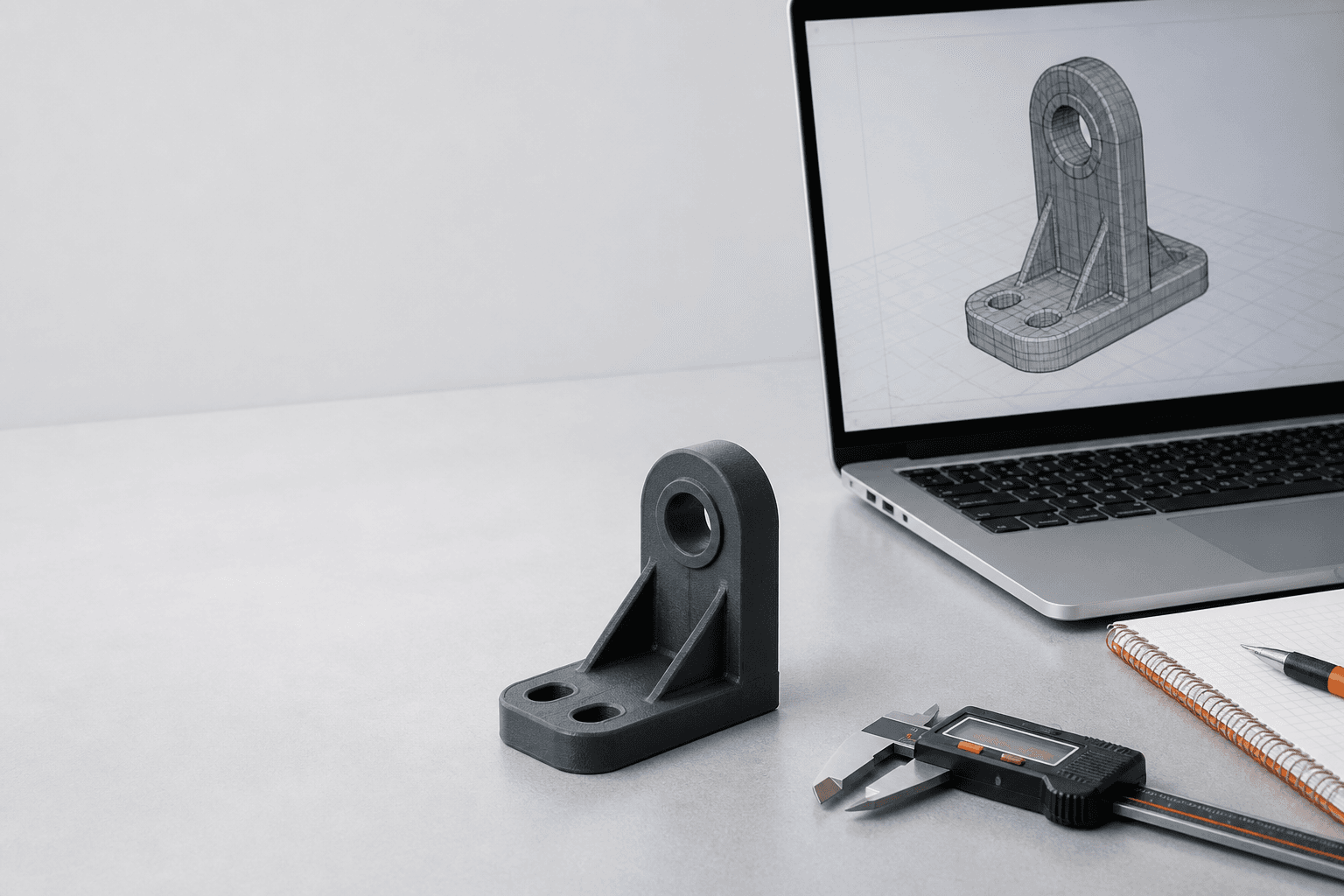 Тематическая иллюстрация проверки CAD-модели перед 3D-печатью
