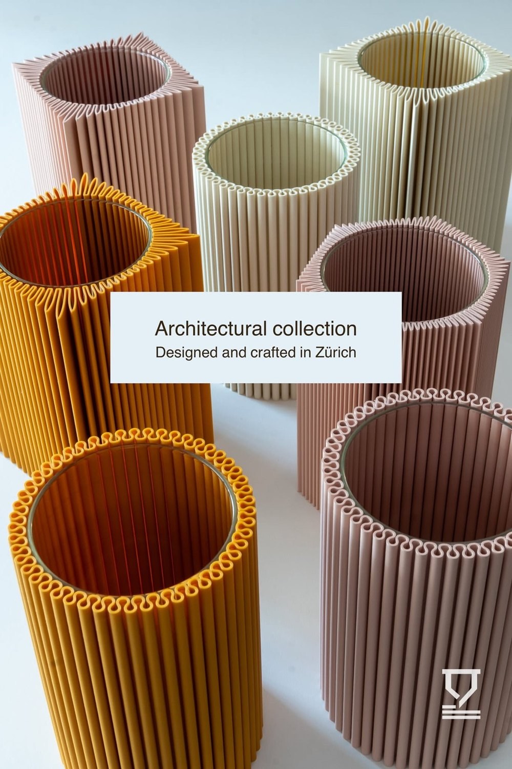 Дизайнерские вазы 3D печать Architectural Collection — изделие, напечатанное на 3D-принтере