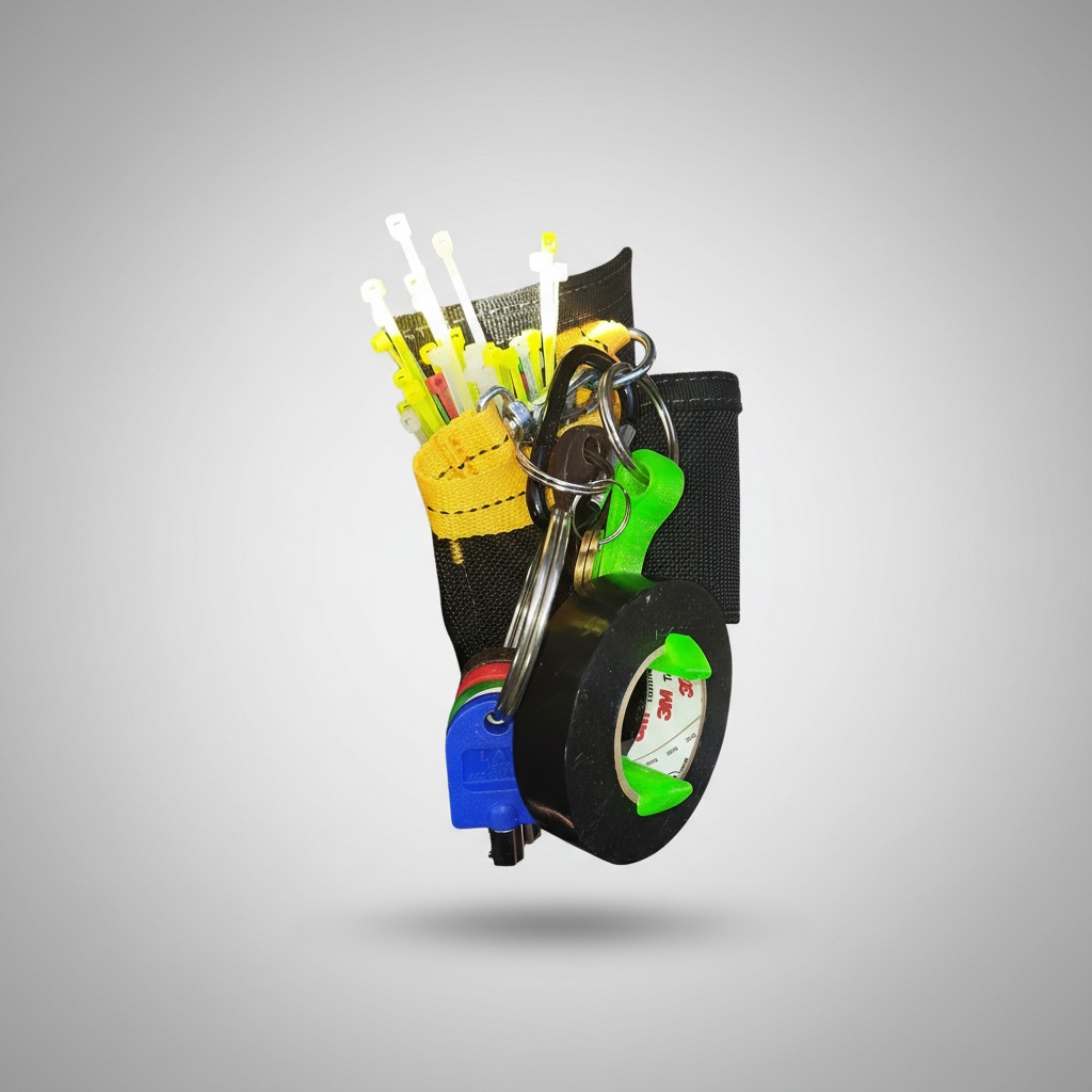 Держатель для изоленты — органайзер для электромонтажа